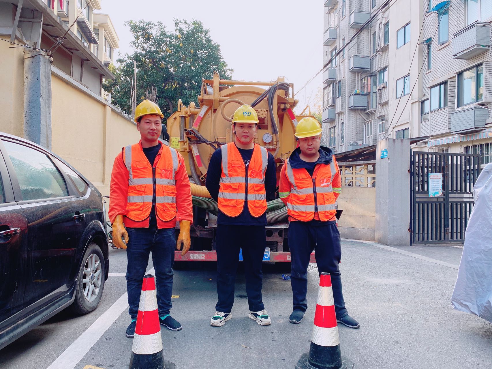 房山南京某小区管道清淤检测施工